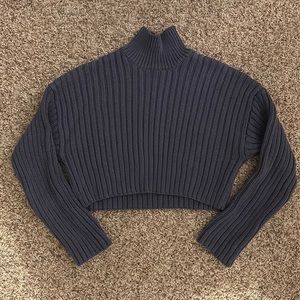 Zara Cropped Turtleneck Sweater